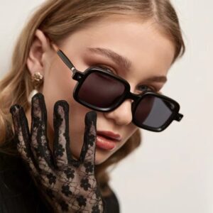 Retro Artistic Square Sunglasses Women