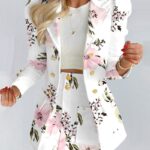 White floral dress