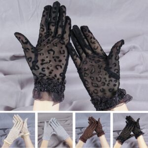 Ladies lace sunscreen gloves