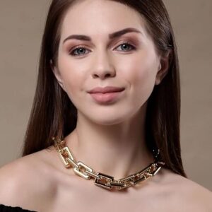 Simple Acrylic Chain Necklace Women